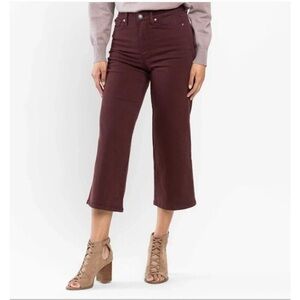 Judy Blue control top wide crop Jean NWT size 11